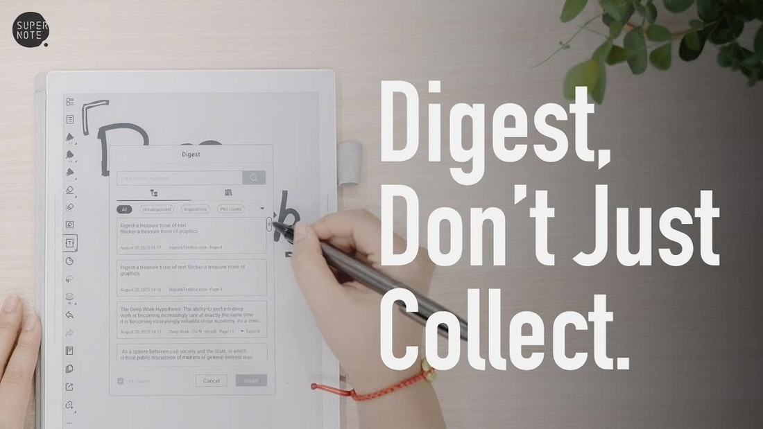 BÀI 9 - DIGEST - Tính năng khiến Supernote khác biệt khi đọc PDF
