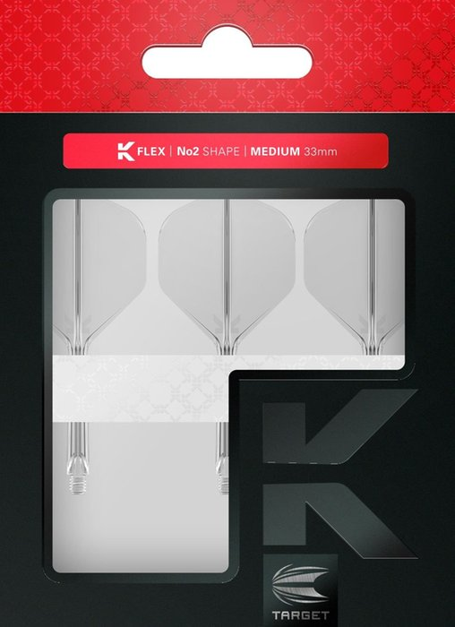 Target K-Flex Clear NO2 Dart Flights