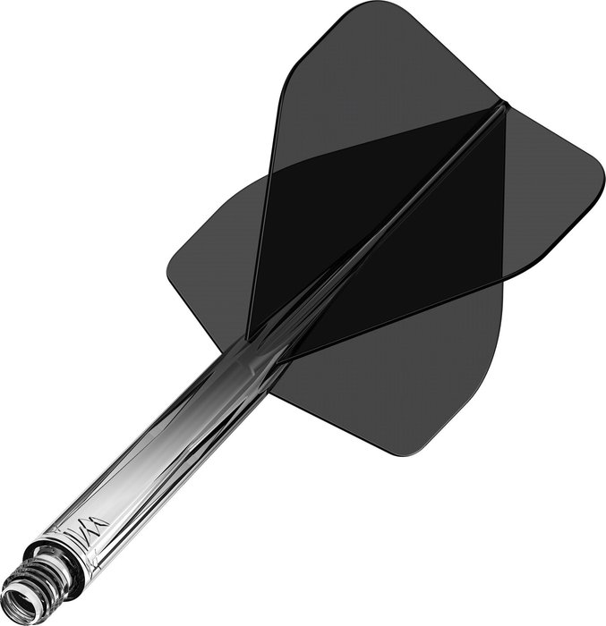 Mission Force 90 Gradient Transparent Black NO2 Dart Flights