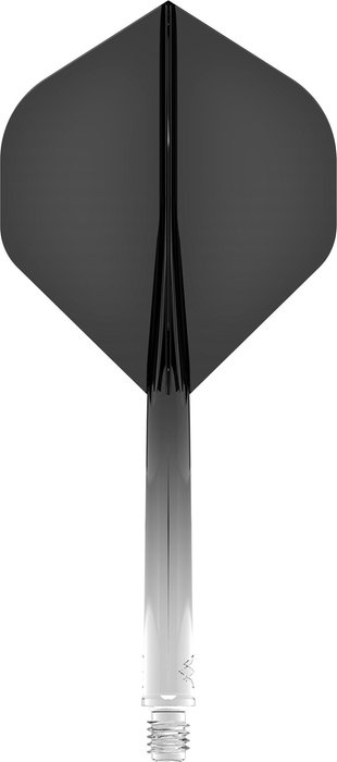Mission Force 90 Gradient Transparent Black NO2 Dart Flights