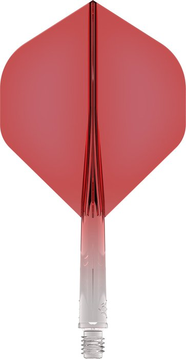 Mission Force 90 Gradient Transparent Red NO2 Dart Flights