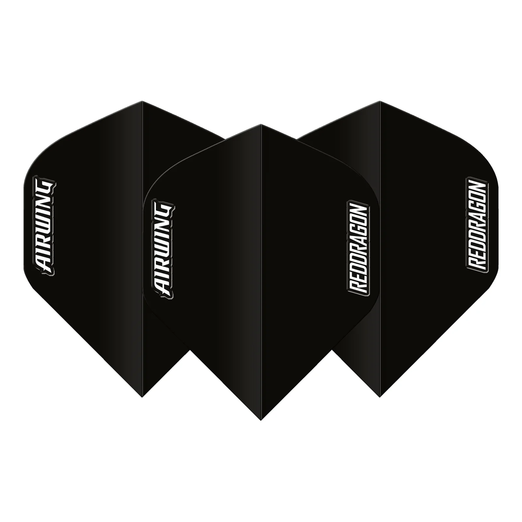Red Dragon Airwing Black Standard Darts Flights
