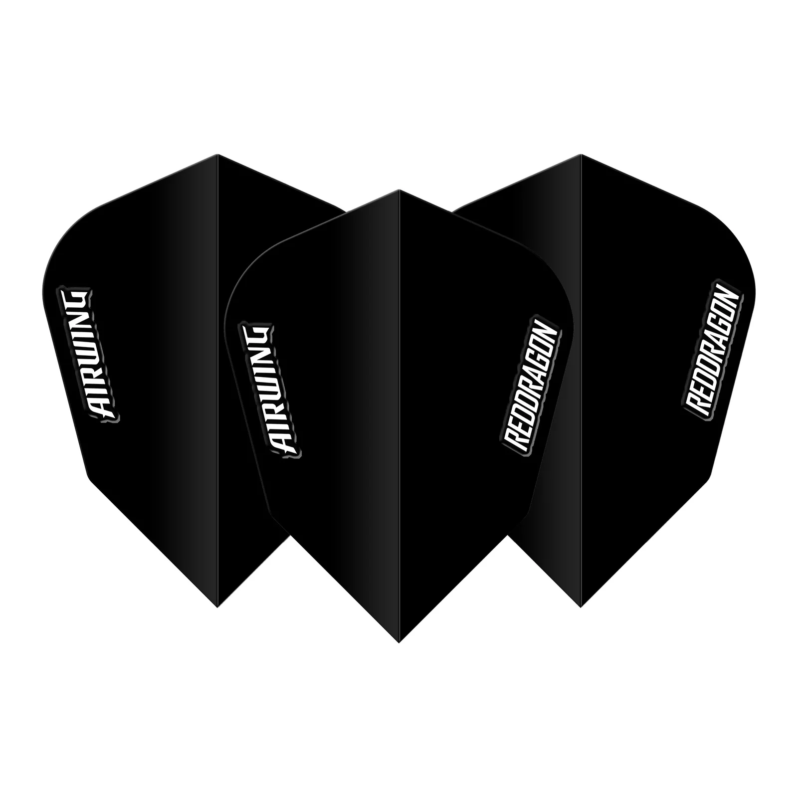 Red Dragon Airwing Black V-Shape Darts Flights