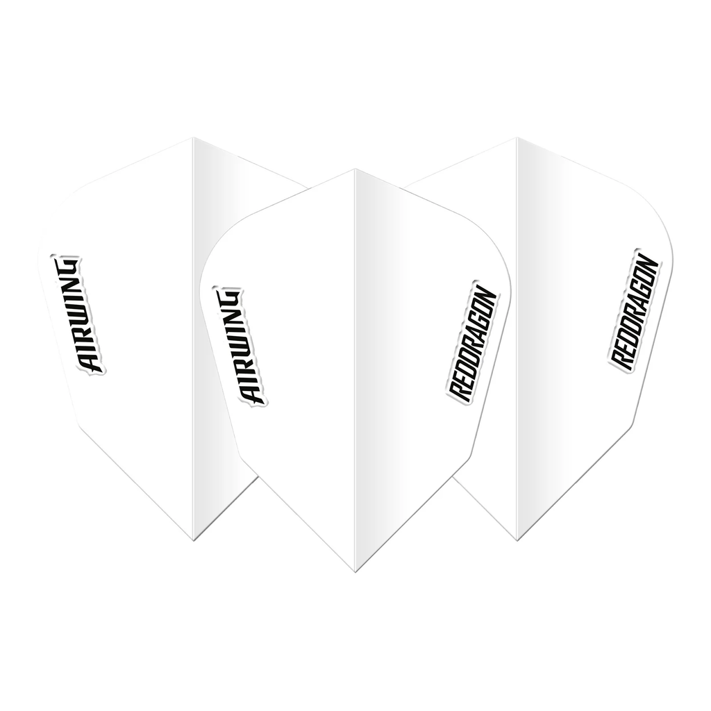 Red Dragon Airwing White V-Shape Darts Flights