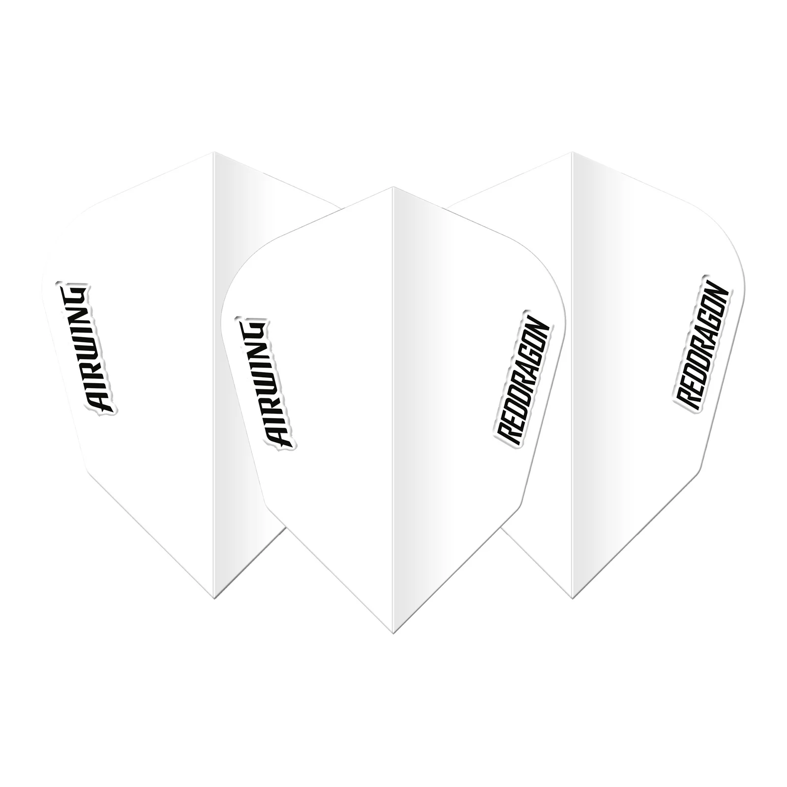 Red Dragon Airwing White V-Shape Darts Flights