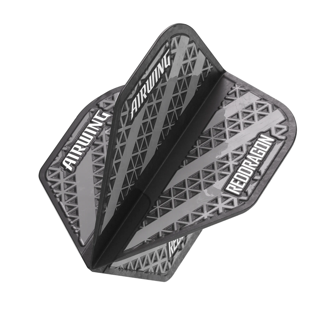 Red Dragon Airwing Black & Grey Standard Darts Flights