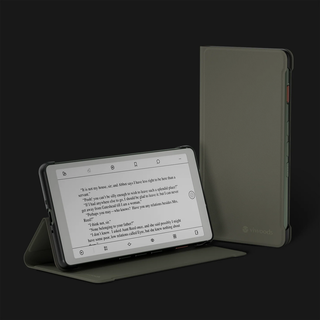 Viwoods AiPaper Reader Premimum Leather Flip Case