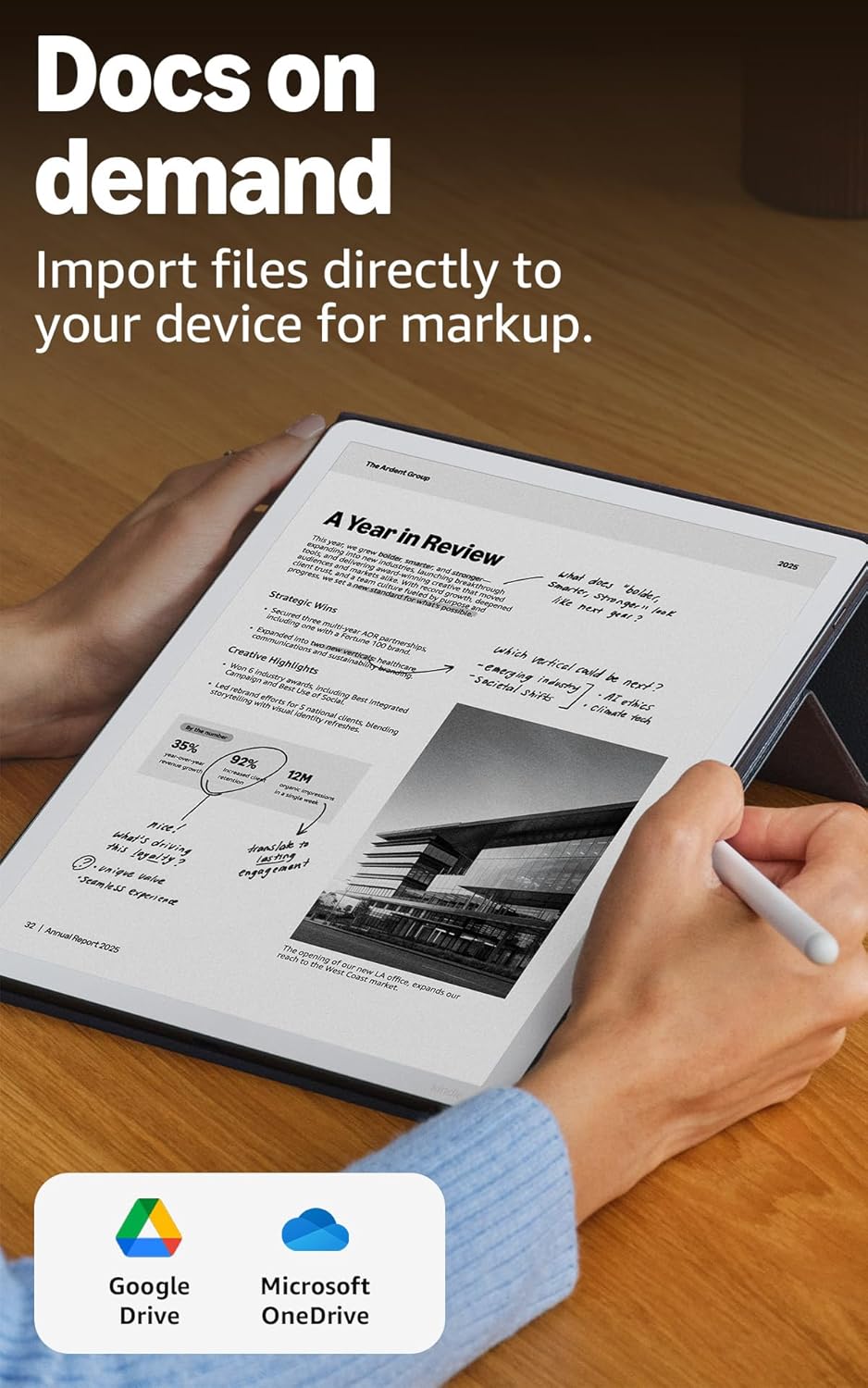Kindle Scribe Front-Light