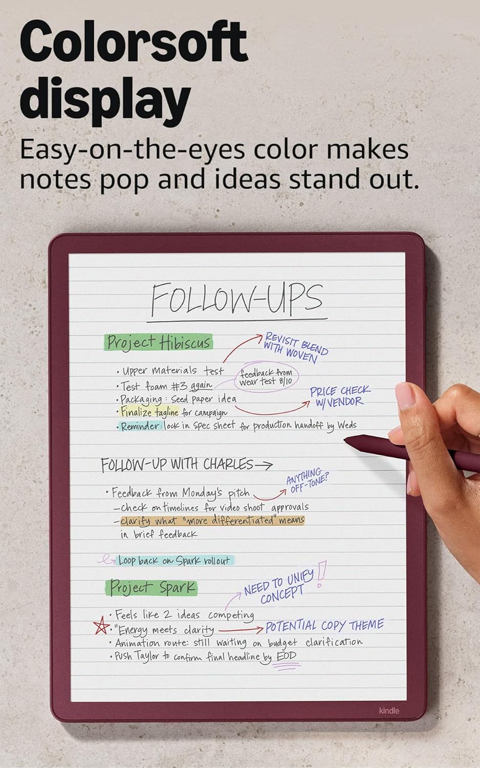 Kindle Scribe Colorsoft