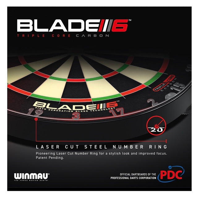 Winmau Blade 6 Triple Core PDC - Professional Dartboard