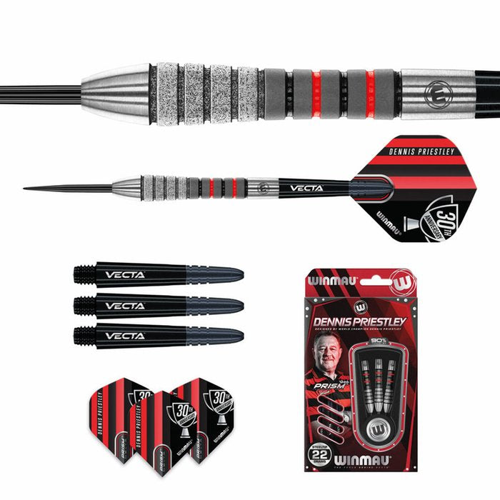 Winmau Dennis Priestley Diamond 30th Anniversary 90% Darts